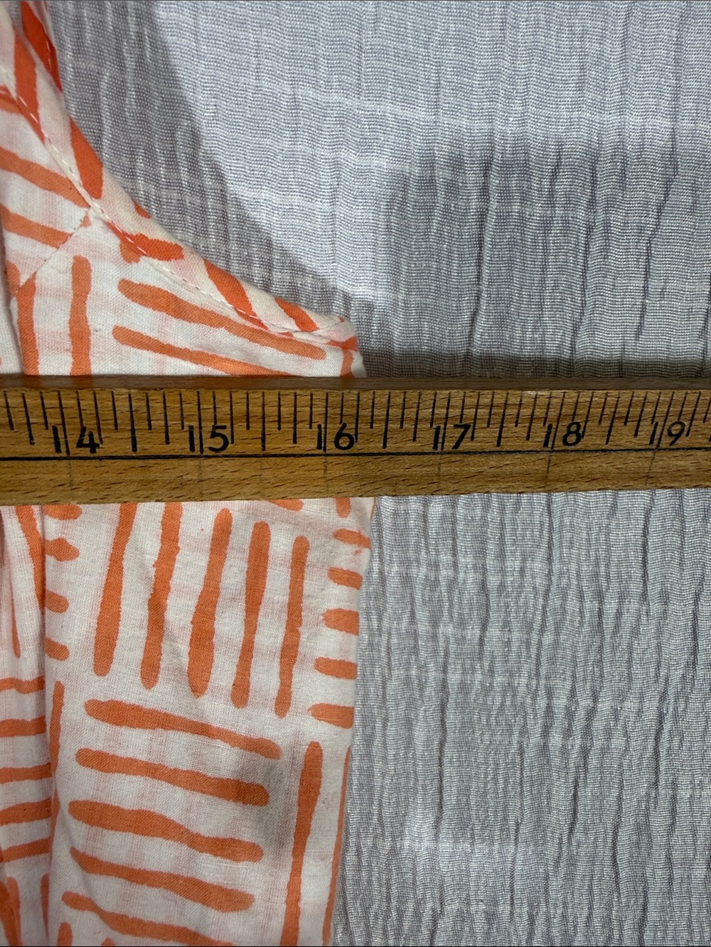 MAREA | Veranda Sleeveless Printed Maxi Dress in Melon/White, Size large - Picture 7 of 12